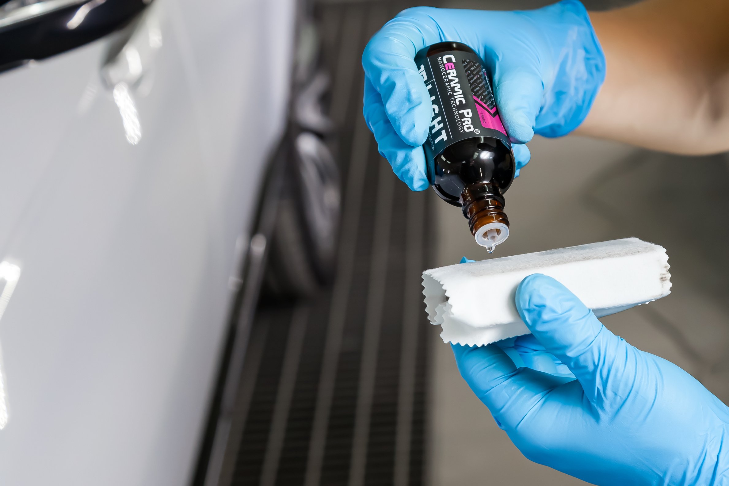 The Process of Applying a Nano-Ceramic Coating Ceramic Pro 9H an